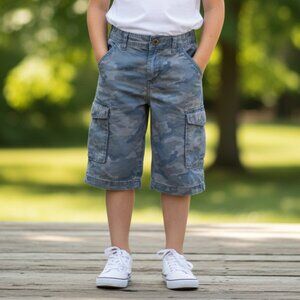 EPIC THREADS Camo Cargo Long Shorts Boys 8 Camoflauge Board Short NORDSTROM